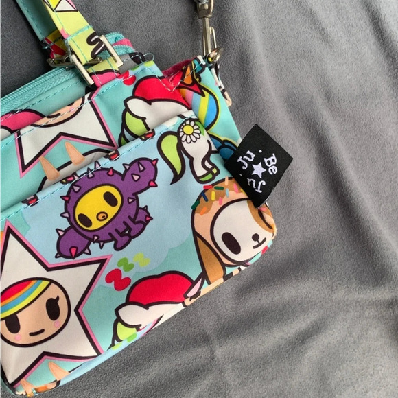RARE Ju-Ju-Be JuJuBe X Tokidoki Itty Bitty Be Unikiki 2.0 Bag Purse blue mini - Picture 4 of 9